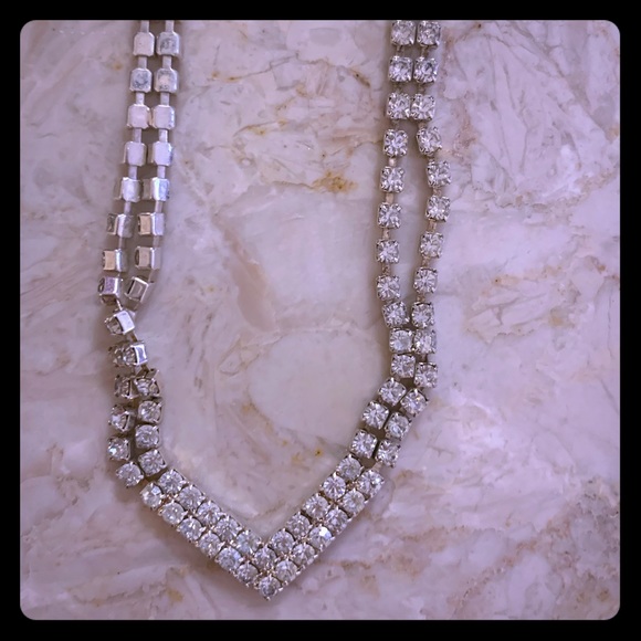 Rhinestone necklace - Picture 1 of 2